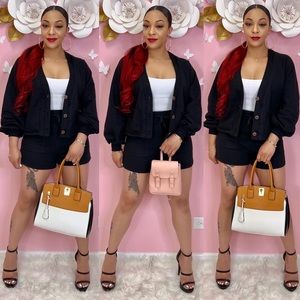 Women’s 2pc Set ( Black)